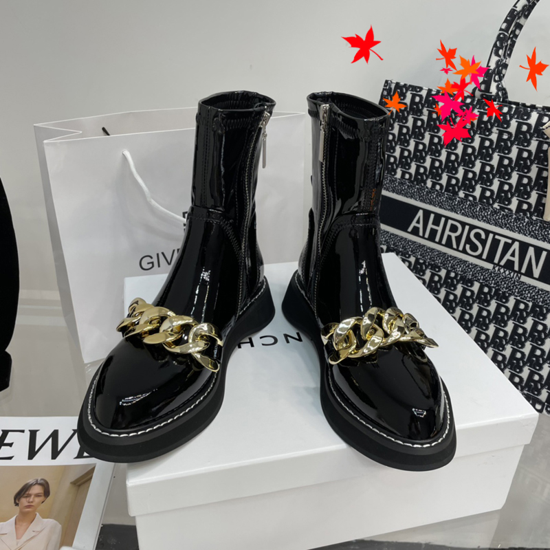 

2022 Top Quality Winter Women Dress Boots High Heels design Leather Boot knitted sock-like flats biker luxury designer shoes Tall Ankle Booties with logo and box -G0265, Picture color