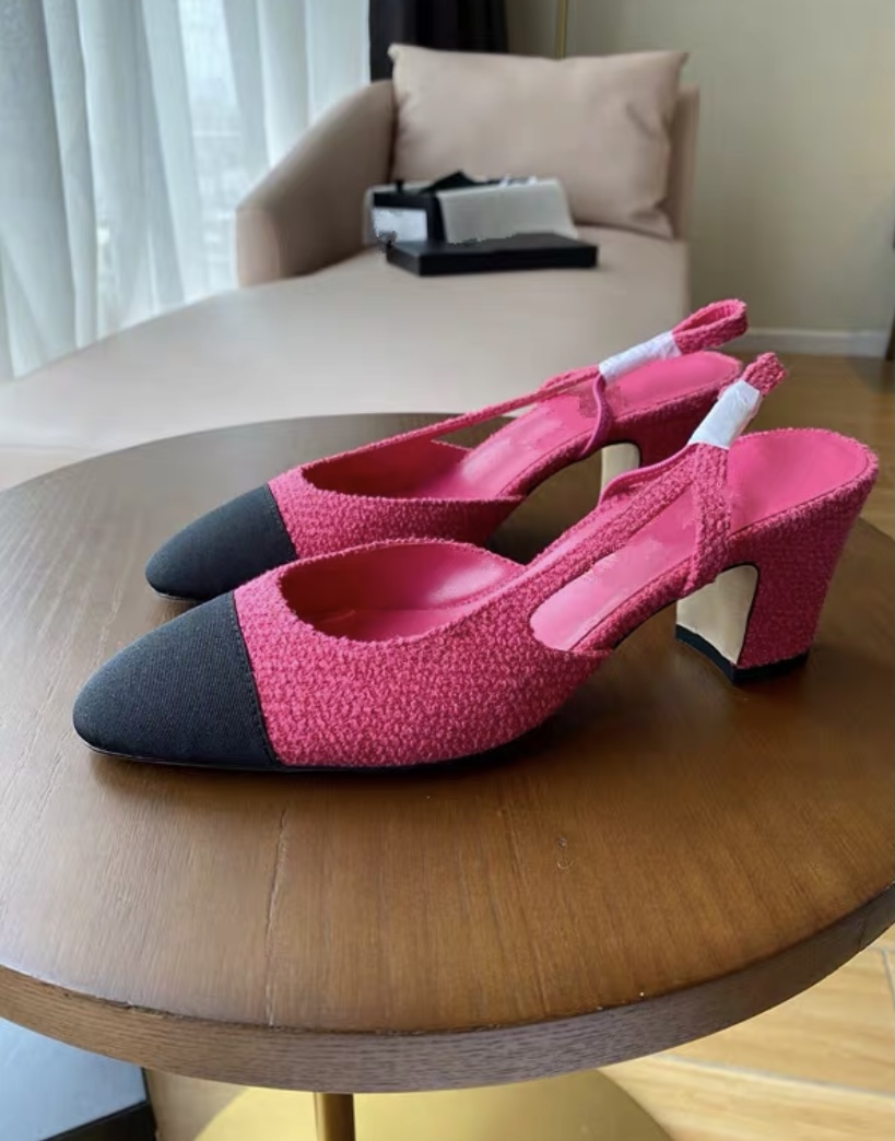 

2021 luxury brand ladies sandalss women sandals casual shoes ed bottomwith highs heels thick withs wedding party summer fashion high quality shoe office, Separate 1 shoe box