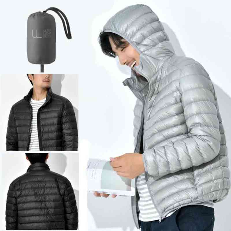 

Men's hooded tight et, brand clothing, large size 6xl, white, warm, 2021, 90%, Black