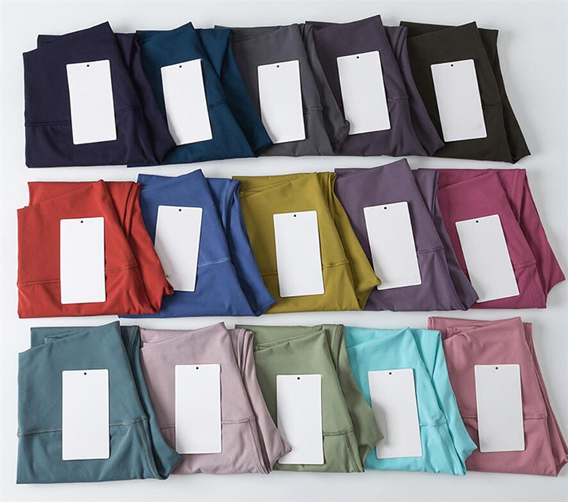 

L-32 colour womens Leggings designers Yoga Outfit Pants high waist align classic sports gym wear pant elastic fitness overall full tights workout Tight trousers