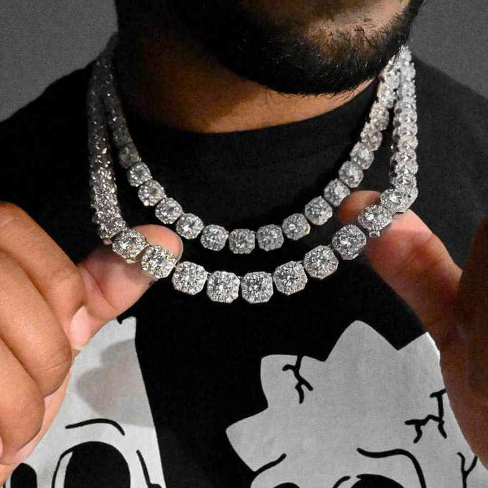 

Fashion Luxury Crystal Choker Necklace Charms for Women 2021 Rhinestone Men Tennis Neckalce Bridesmaid Gift Whole Jewelry