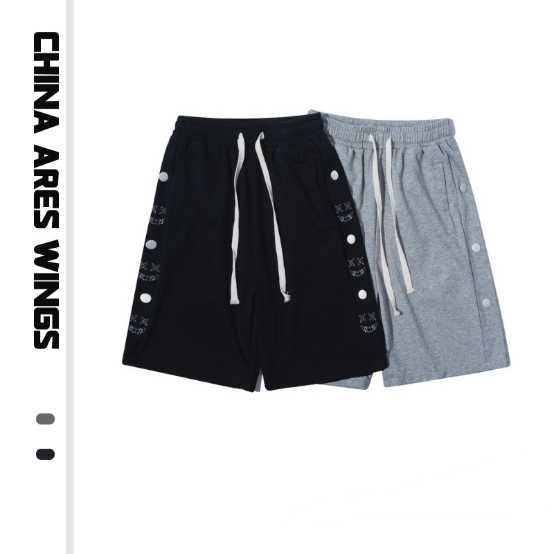 

Men's Casual Shorts Hip Hop Streetwear Male Gyms Fitness Short Pants Joggers Sportswear Bottoms Bodybuilding Men Shorts Homme 646558111515, Black