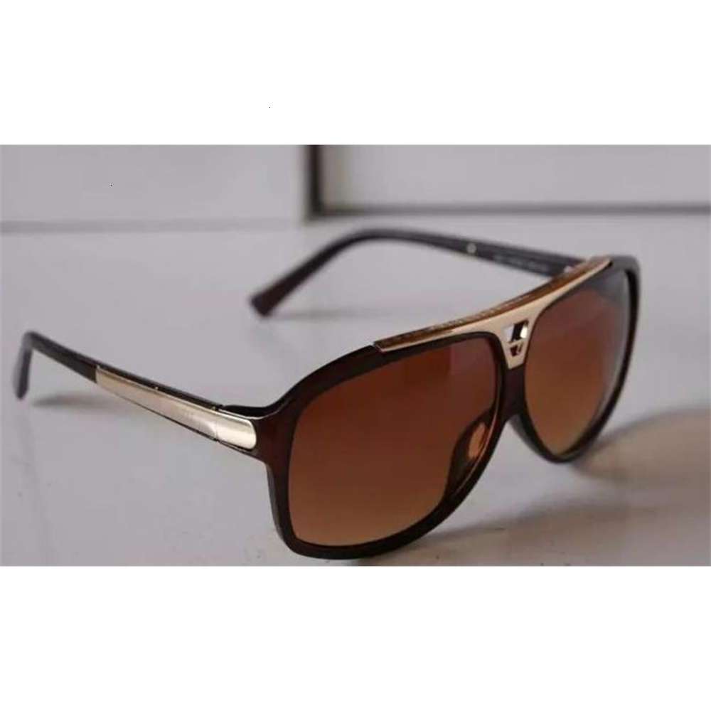 

sunglasses Fashionable sun frames High Quality Brand Sun Evidence Designer glasses Eyewear 1Pcs mens Womens Polished Black Sunglasses come w