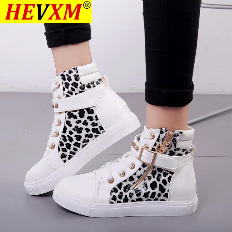 

Boots Women Luxury Leopard Ankle 2021 Plus Size 41 Fashion Leather Zipper Motorcycle Shoes Botas Mujer Casual, Whiteleopard leather