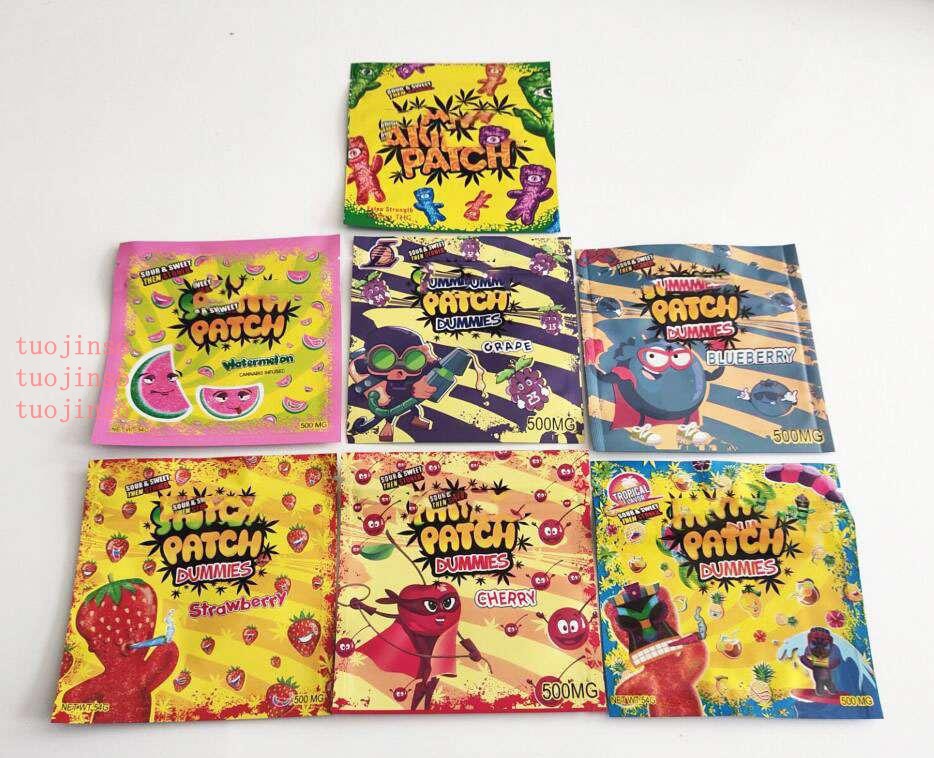 

Gummies exotic bags infused 420 710 edibles packaging 500mg chuckles plastic bag edible