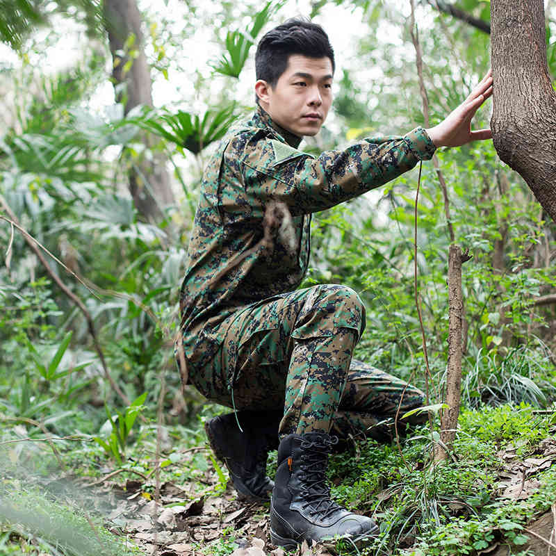 

Tactical Military Men's Camouflage Jacket Suit Combat Uniform Us Army Airsoft Camo Waterproof Swat Men Clothing Set Sniper Male 210518, Cp