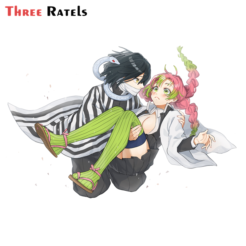 

F563 Iguro Obanai Kanroji Mitsuri Kimetsu No Yaiba Anime Stickers Laptop Bicycle Guitar Skateboard Sticker Kid DIY Graffiti, F563 d