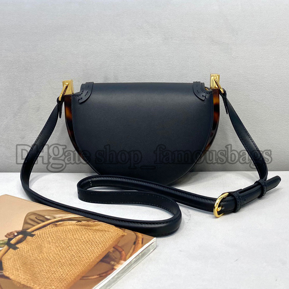 

Women S Designers Bags 2021 designer handbag Luxury Handbags black crossbody purse Plain Genuine Leather Half Moon Cross Body Semicircle Sho