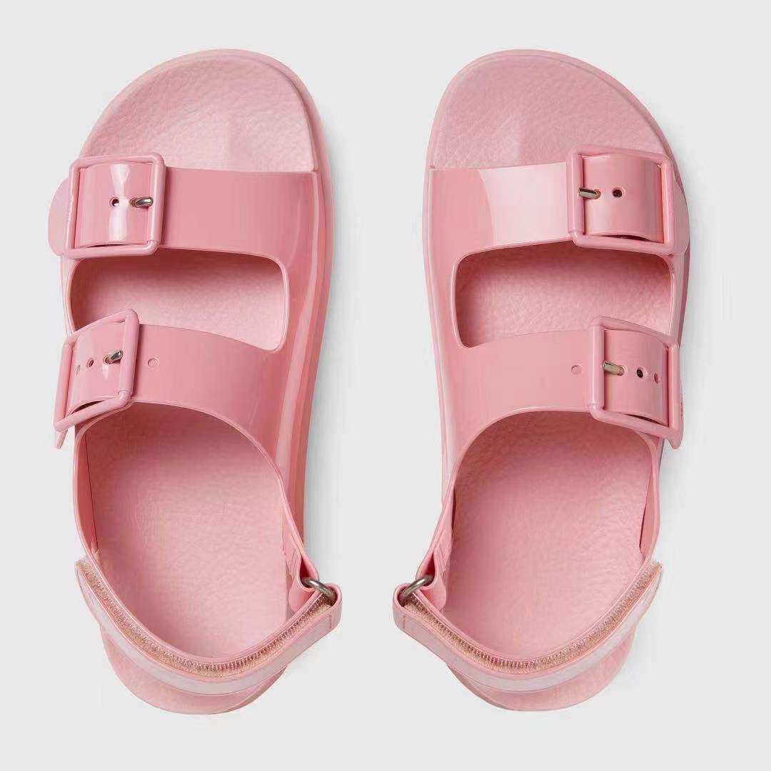 

2021 Fashion Sandals Luxury Men and Women Sandal Designer Men's Shoes Brand Women's Shoe Velcro Flat Sandal 35-46 Slippers Goodgoodsneakers, 2black