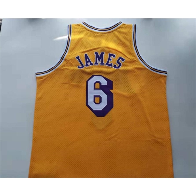

sjzl Custom Basketball Jersey Men Youth women LEBRON 1971-72 JAMES High School Throwback Size S-2XL or any name and number jerseys, Yellow youth s-xl