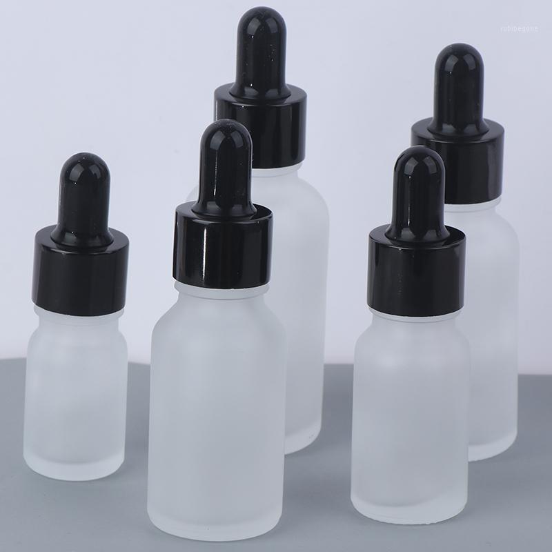 

Storage Bottles & Jars Empty Lip Gloss Tubes Frosted Dropper Amber Glass Liquid For Essential Pipette Refillable