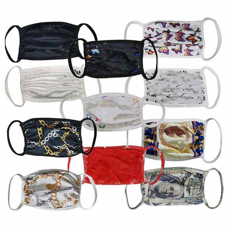 

Luxury designer masks face mask washable dustproof respirator Riding cycling floral print fashion men and women