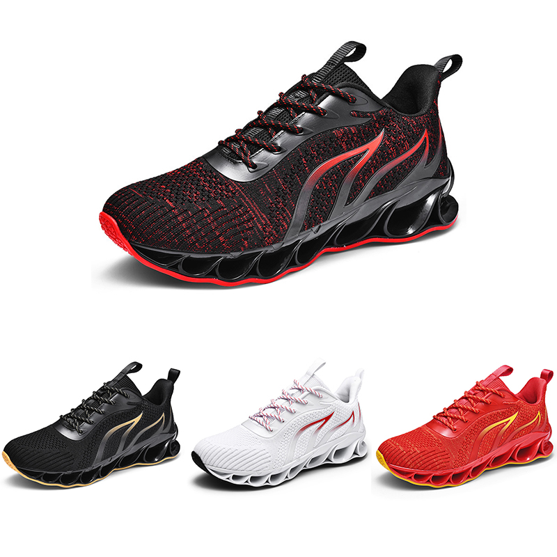 

Hotsale Non-Brand Running Shoes For Men Fire Red Black Gold Bred Blade Fashion Casual Mens Trainers Outdoor Sports Sneakers 40-46