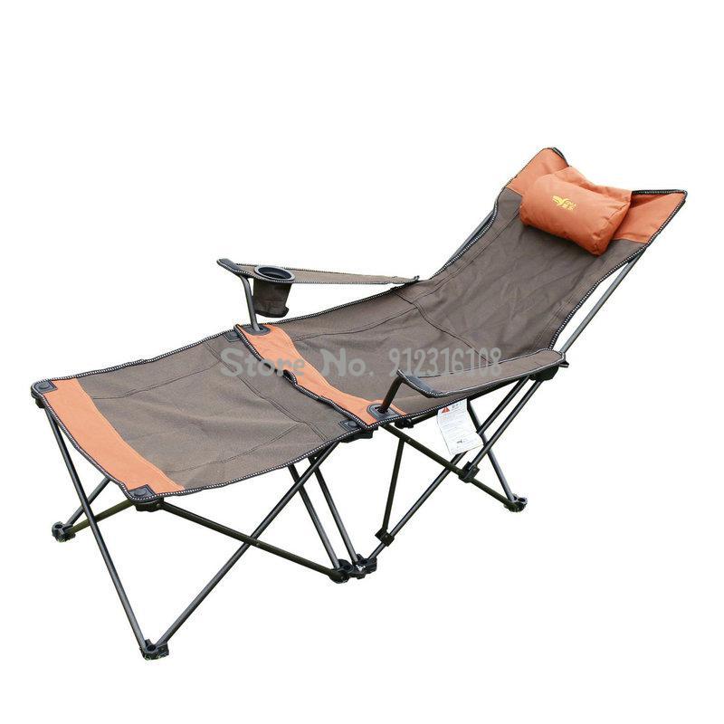 

Camp Furniture Outdoor Folding Chair Portable Sitting And Lying Dual-purpose Fishing Recliner Office Lunch Break Bed Field Lounge B