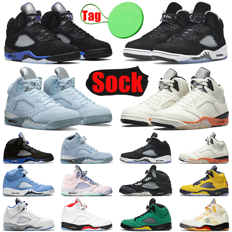

5 5s mens basketball shoes Racer Blue Oreo Bluebird Anthracite Sail Shattered Backboard UNC PE Easter men trainers sports sneakers, #19 raging bull