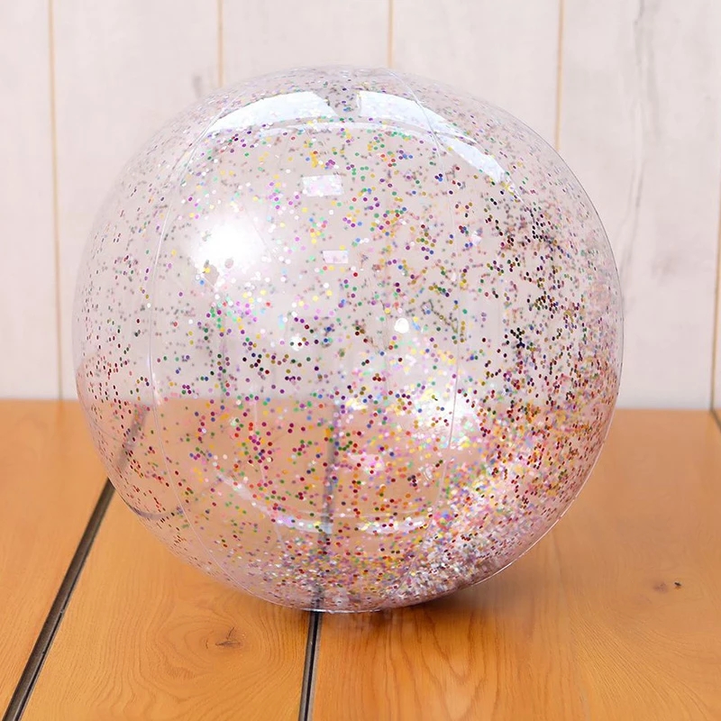 Rooxin Ininflatable Pool Party Transparent Beach Ball Outdoor Summer Water Swimming Float Toys for Adult Children-image-706000277
