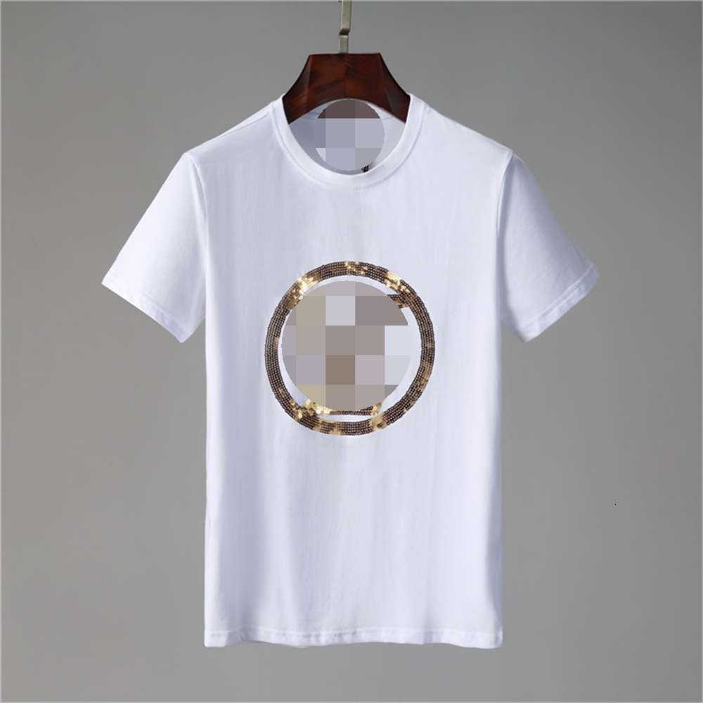 

2021 new designers t shirts mens for Men Summer mens t Shirt Fashion Tide Shirts Letter Print Casual Men Women Crew Neck #98, White;black