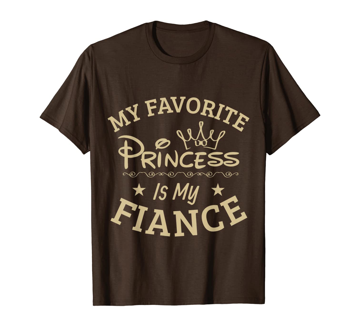 

my favorite princess is my fiance, super cool t shirt gift, White;black