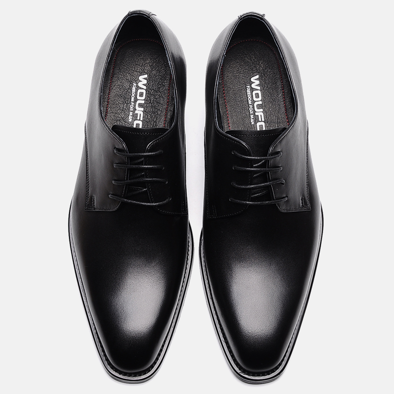 

Mens Business Formal Dress Shoes Black Comfortable Cow Leather Wedding Office Brogue Shoes British Style Shoes For Men Oxfords