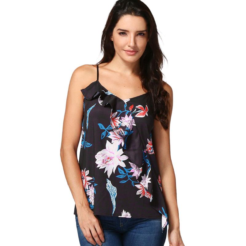 

Women' Tanks & Camis Sexy Crop Top Women 2021 Summer Casual Printing Sleeveless Vest Shirt Tank Blouse Tunic Tops Femme Girl