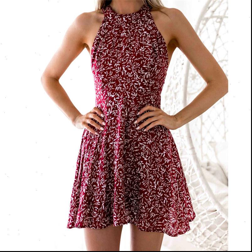 

womens dresses women boho dress sleeveless mini lady summer beach sundress clubwear ladies clothes floral, Black;gray