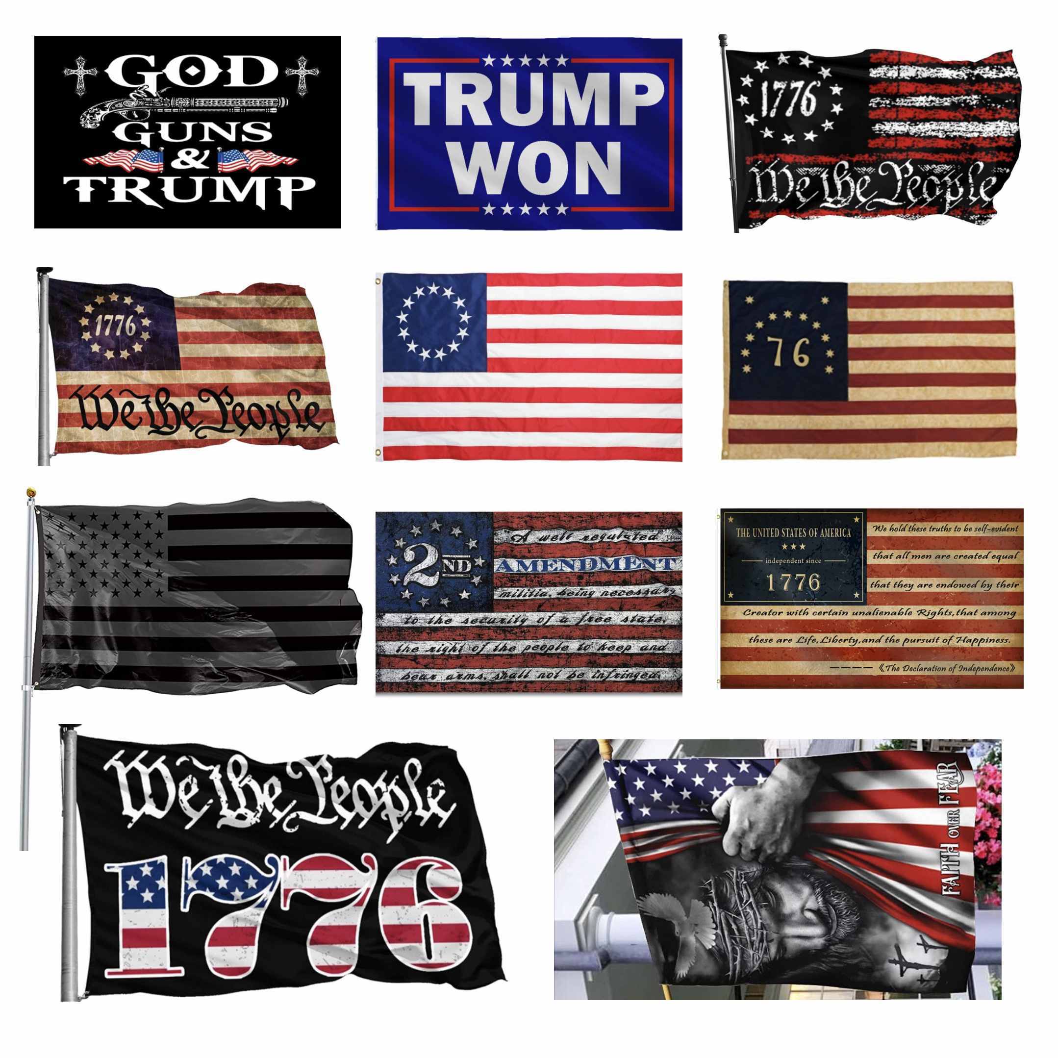 

3x5ft Black American Flag Polyester No Quarter Will Be Given US USA Historical Protection Banner Flag Double-Sided Indoor Outdoor CT01