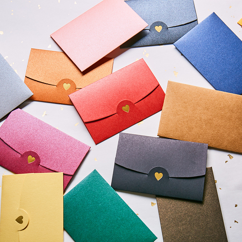 Heart Envelope Paper Product Kraft Multicolor Wholesale Bulk 12222208-image-756421552