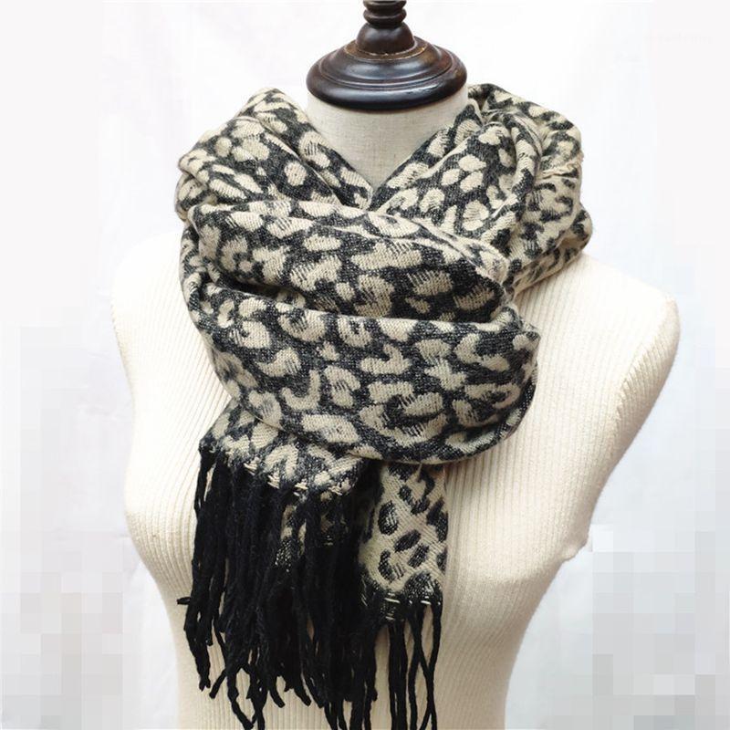 

Scarves Korean Style Double-sided Scarf Women Winter Tassel Casual Wild Thick Warm Shawl Imitation Cashmere