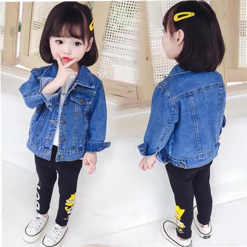 

Jackets Children's Denim Baby Boy Girl Spring Autumn Fashion Coats Clothing 2 3 4 5 6 Children Outerwear 2022, Blue;gray