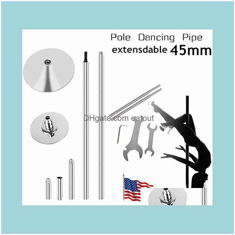 

Aessories Equipments Supplies Sports & Outdoorswholesale-Usa Ggwg-1 Kit Dancing Pole Dance Pipe Tube Fitness Equipmentportable Static Stripp