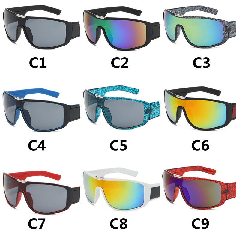 

Brand Big Frame Men Sunglasses Summer Sport Riding Sun Glasses Uv Protection Eyeglasses Goggles 9 Color