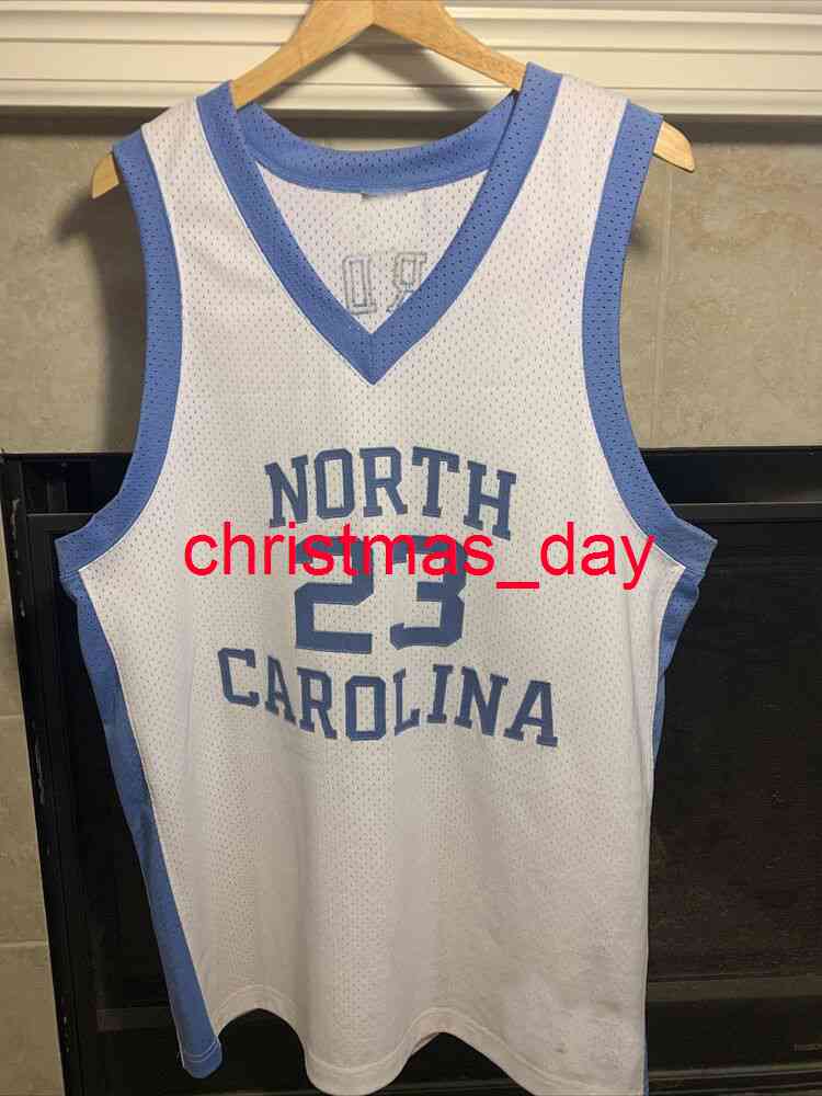 

Stitched customNorth Carolina Tar Heels Michael Jersey Hardwood Mitchell Ness Men's Women Youth Basketball Jersey XS-6XL, White