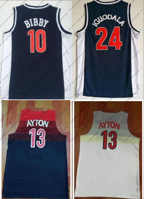 

Ncaa Arizona Wildcats DeAndre 13Ayton College Basketball Jerseys Mens Andre 1Iguodala Jerseys Mike 10Bibby Blue University Shirts, As1