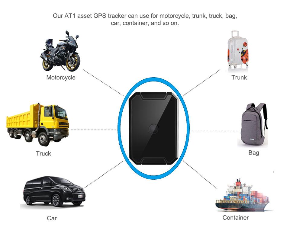 

Car GPS & Accessories AT1 Tracker Via Platform APP 2G GMS Locator For Vehicle Bicycle With 6000mAh Battery Strong Magnet Voice Monitoring