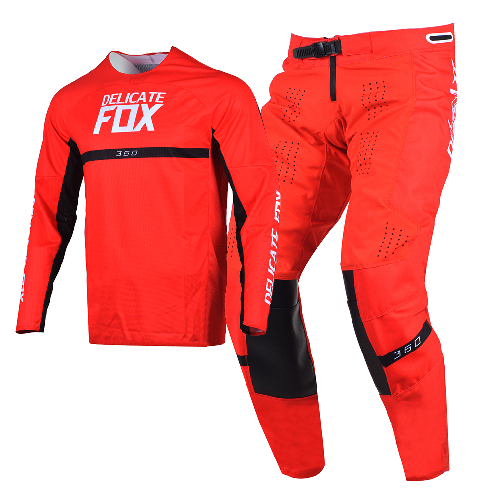 

2022 Delicate Fox 360 Merz MX Jersey Pant Set Motocross Mountain Dirt Bike ATV UTV BMX DH Enduro MTB Racing Riding Combo Kit