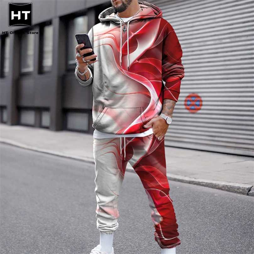 

Casual 3D Printing Sport Suit Men 2 Piece Hoodies Sweatpants Tracksuit Men Set Short Sleeve Summer Casual Long Sleeve Male Sets 211109, Nctz37 64