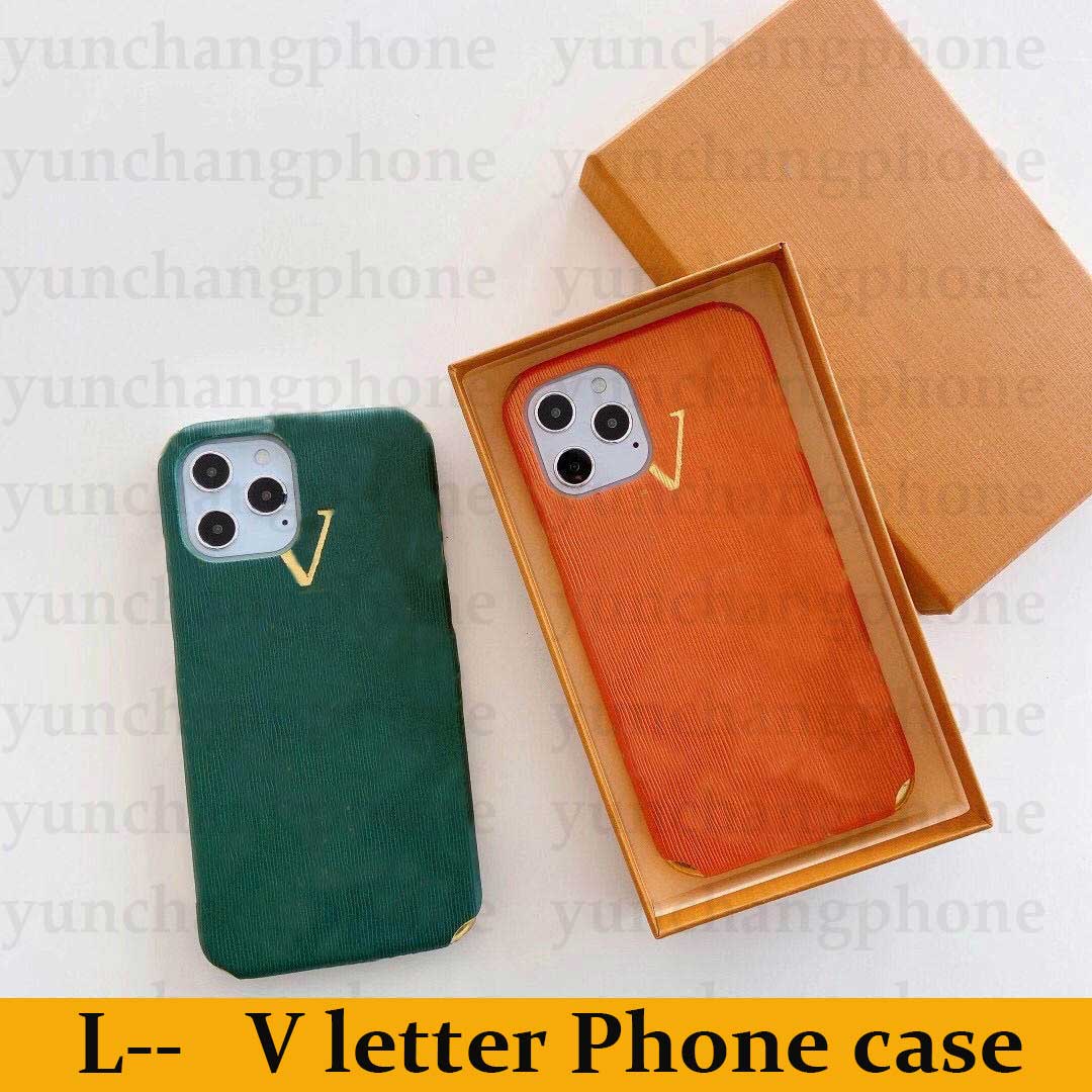 

Gold L Letter for iPhone 12 12pro Max Designer Phone Case for iPhone 11 11Rro MAX Xr Xs MAX 7 8 Plus Phone Cases