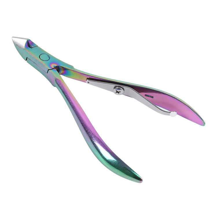 

Cuticle Scissor Nail Cuticle Pusher Tweezer Rainbow Cutter Nipper Clipper Dead Skin Remover Manicure salo Art Tool 50pcs