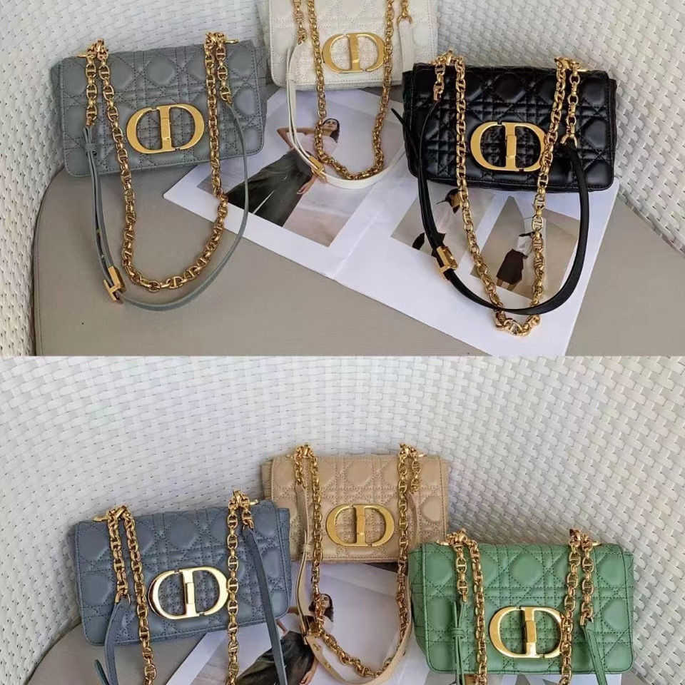 

Early spring 2021 letter Mengtian female bag star Yang Ying same bag fashion real leather bag chain Caro handbag
