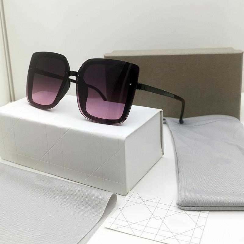 

2021 Top high quality fashion men women sunglass square sun glasses anti uv uv400 retro style gradient color lens sunglasses gifts