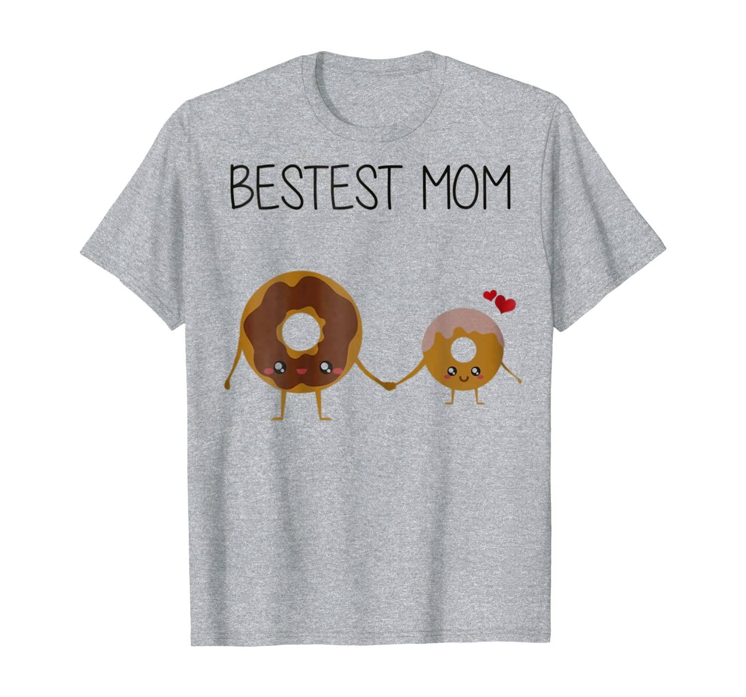 Bestest Mom Adorable Donut T-Shirt-image-702610363