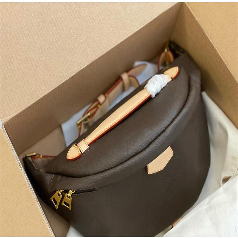 

Classic Luxurys Designers Bag Waist Bags Fashion Bumbag High Quality Crossbody Chest Packs Bum Unisex One Shoulder Pack, Brown