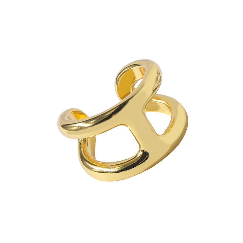 

2021 New Titanium Stainless Steel Love Rings for Women Men jewelry Couples Simple H letter open Rings Bague