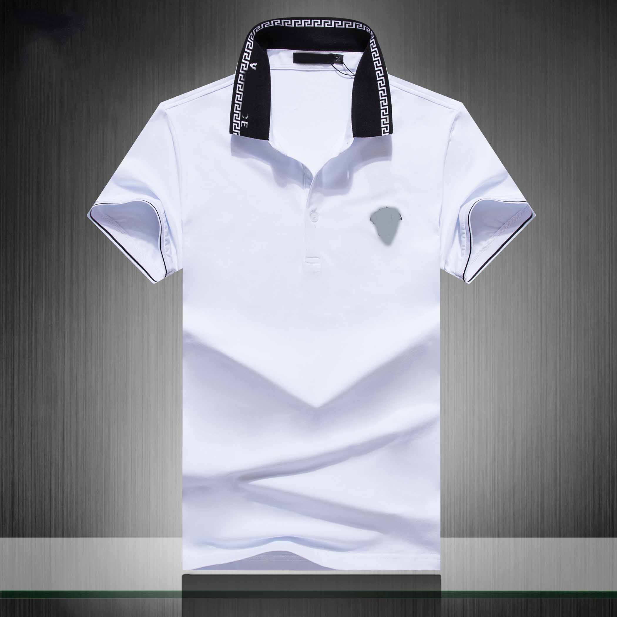 

Italy Men Polo Shirts Snake Bee Embroidery Fashion Casual High Street Clothes Mens Shirt Tees Tops JGF8