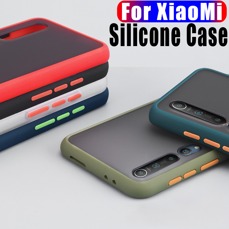 

LX Brand Transparent Matte Frame Phone Case For Xiaomi Redmi A3 9 Note 6 7 7S 7A 8A 8T 8 Pro K20 Mi 9T 10 Pro Lite Silicone Back Cover, Translucent