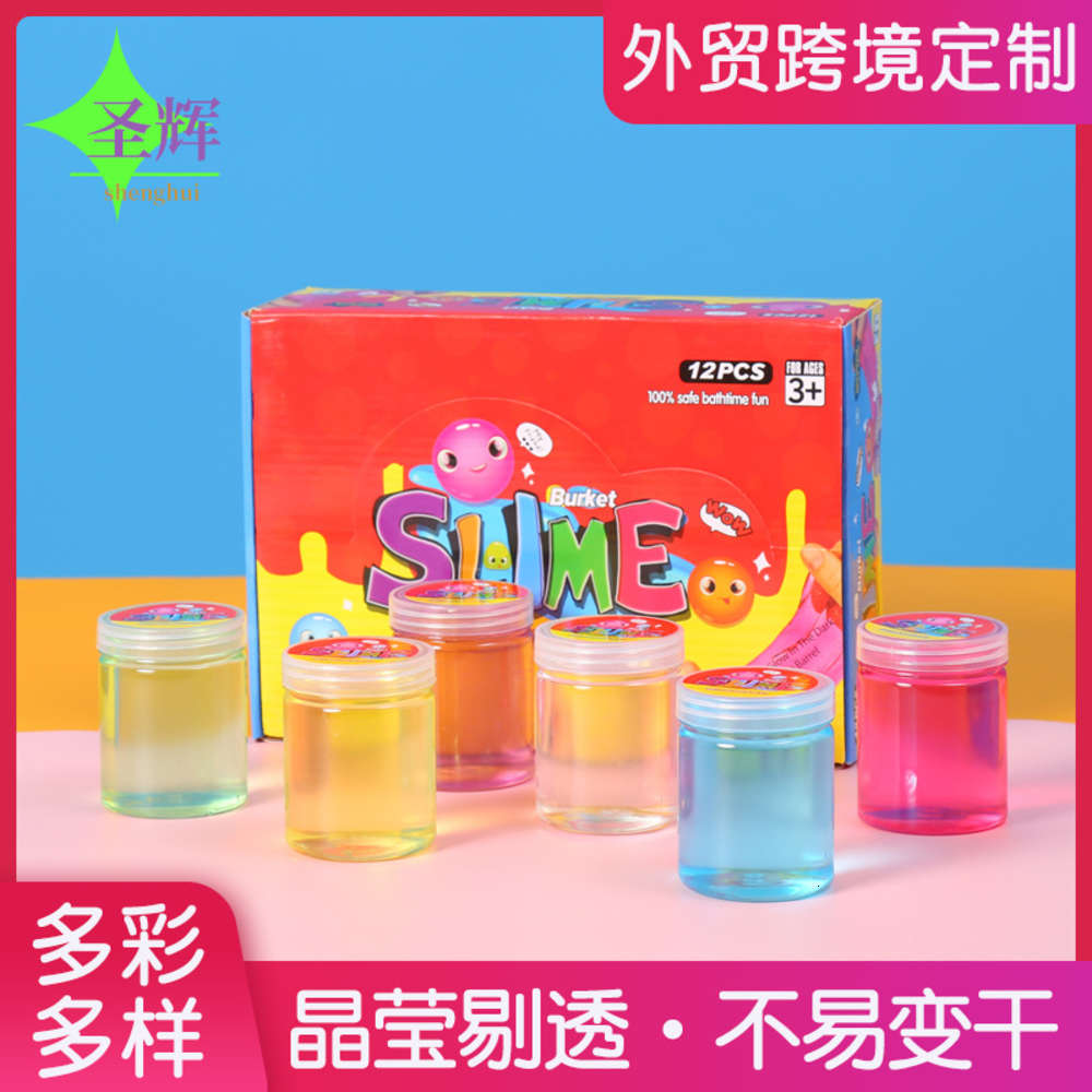 

toy Transparent slim DIY crystal color clay set putty