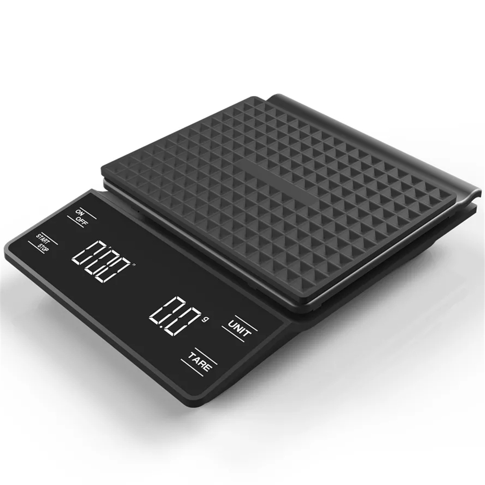 

Electronic Kitchen Scale with Timer Digital Scale Smart Coffee Scale Precision Scales Household Food Weight 3KG/0.1g