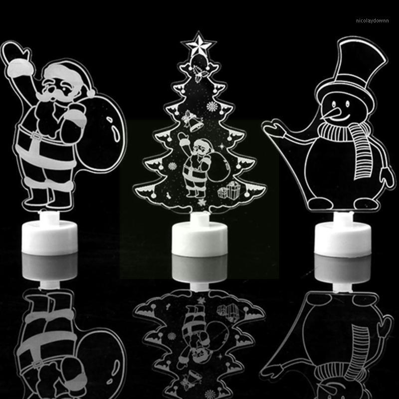 

Christmas Decorations Colorful Led Lights Year's Color Changing Party Night Xmas Light Gift Supp M3u0