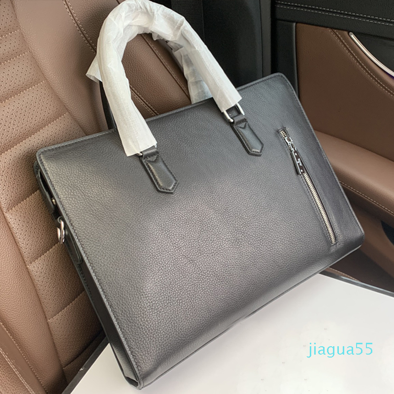 

2021 luxurys designers bags Briefcases crossbody bag Business wallet handbags leather men single Shoulder package man purse fashion travel, Dust bag(no sell)
