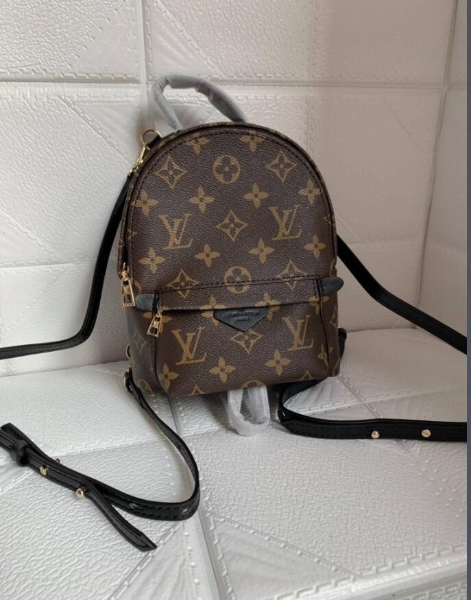 

GGLVLouisVittonYSLVUTTONHigh Quality Bags Fashion Genuine Leather PALM SPRINGS Mini size Women Children School Backpack Lady Travel Bag, Airbag [no bag]